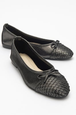 Copos Leder Schleife Kappe Ballerina