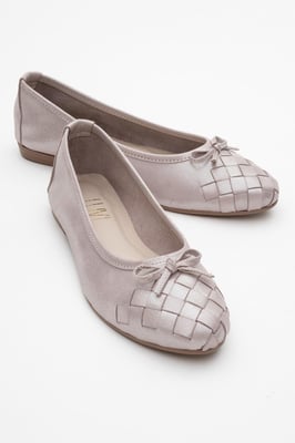 Nopos Leder Cap-Toe Ballerina