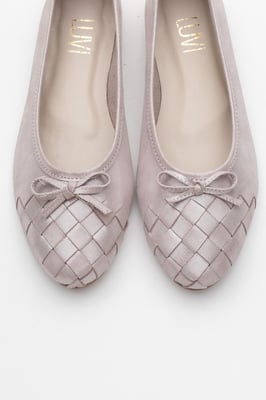 Nopos Leder Cap-Toe Ballerina