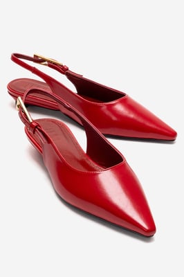 Jenna Slingback Pumps mit Spitzer Zehenpartie