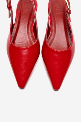 Jenna Slingback Pumps mit Spitzer Zehenpartie