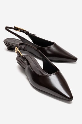 Jenna Slingback Pumps mit Spitzer Zehenpartie