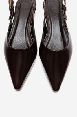 Jenna Slingback Pumps mit Spitzer Zehenpartie