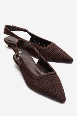 Aviva Slingback Spitzer Zehen Pumps