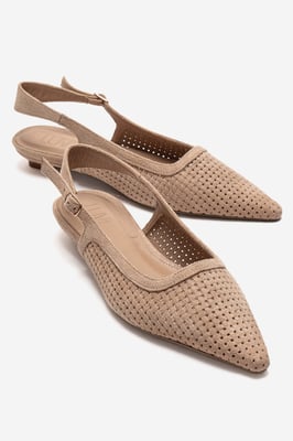 Aviva Slingback Spitzer Zehen Pumps