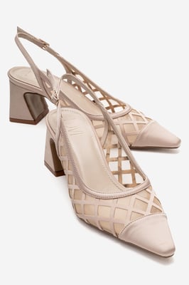 Alveron Blockabsatz Mesh Pumps