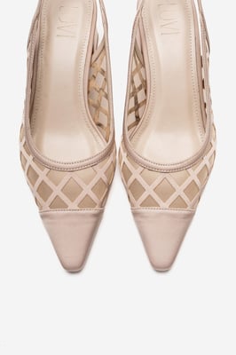 Alveron Blockabsatz Mesh Pumps