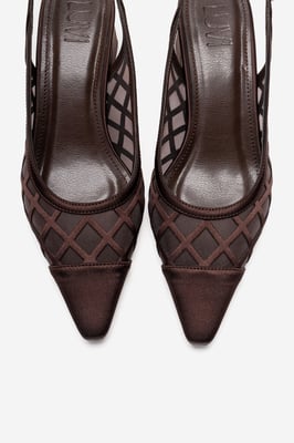 Alveron Blockabsatz Mesh Pumps