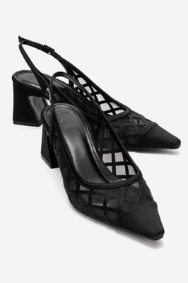Alveron Blockabsatz Mesh Pumps