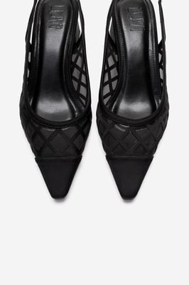 Alveron Blockabsatz Mesh Pumps