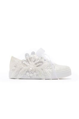 Lora Braut Spitzen Sneaker