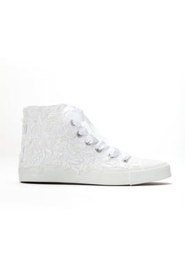 Isolde Schnürer Hoher Braut-Sneaker