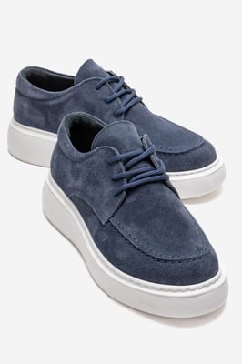 Mareon Leder Schnürsneaker