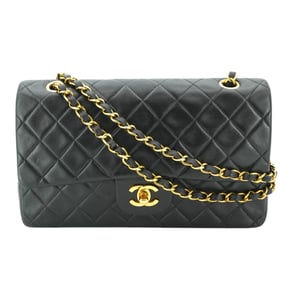 Chanel Vintage Leder-Schultertasche Zeitlos/Klassisch