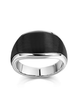 Zeeme Stainless Steel Ring Edelstahl/PVD schwarz