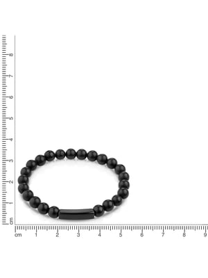 Zeeme Stainless Steel Armband Edelstahl/PVD schwarz