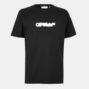 Herren Off White Spray Arrow T in Schwarz-Weiß