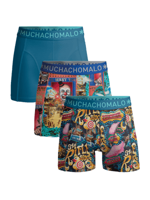 Muchachomalo Jungen Boxer Shorts - 3er Pack - Jungen Unterwäsche