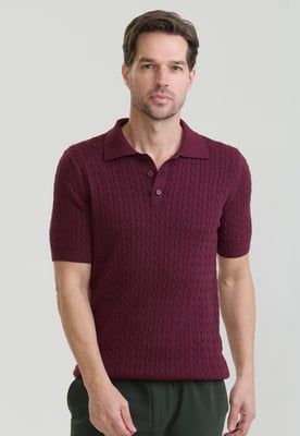 Polo Shirt Kurzarm Polo Shirt Kurzarm Mit Zopfmuster