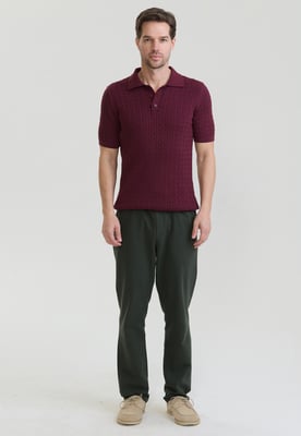 Polo Shirt Kurzarm Polo Shirt Kurzarm Mit Zopfmuster