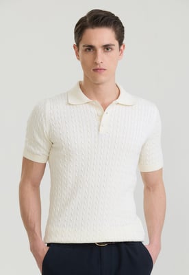 Polo Shirt Kurzarm Polo Shirt Kurzarm Mit Zopfmuster