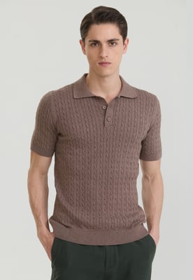Polo Shirt Kurzarm Polo Shirt Kurzarm Mit Zopfmuster