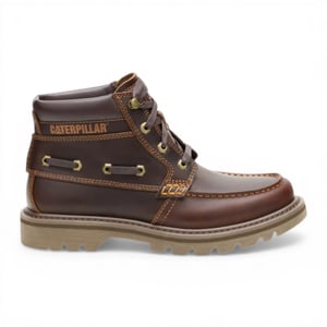 CAT (Caterpillar) Herren-Wanderstiefel aus hellbraunem Leder – Colorado Boat-Mid