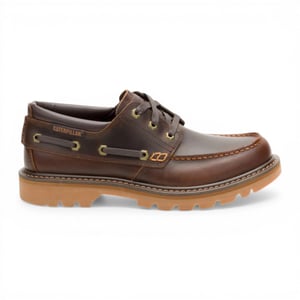 CAT (Caterpillar) Herren-Lederstiefel, hellbraun, niedrig geschnitten - Colorado Boat Lo