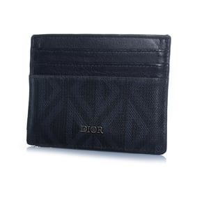 Dior, Kartenetui aus Monogram Canvas und Leder