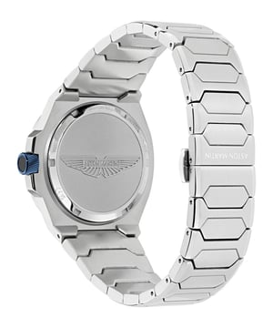 Aston Martin Icon Gpq Herren Silberne Uhr MTIG2S605