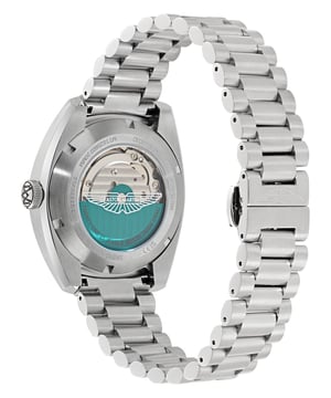 Aston Martin Timeless Ts2 Herren Silberne Uhr MTTS2S602