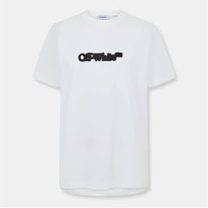 Herren Off White Spray Arrow T-Shirt in Weiß-Schwarz