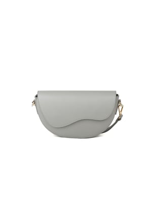 Giulia Monti Schultertasche Grau