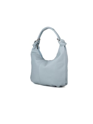 Giulia Monti Schultertasche Stahlblau
