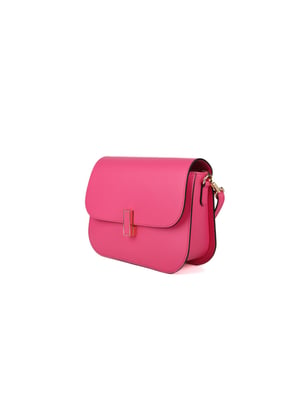 Giulia Monti Schultertasche in Knallpink