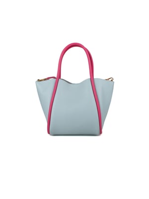 Giulia Monti Tote Bag Himmelblau Fuchsia