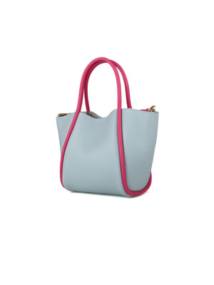 Giulia Monti Tote Bag Himmelblau Fuchsia