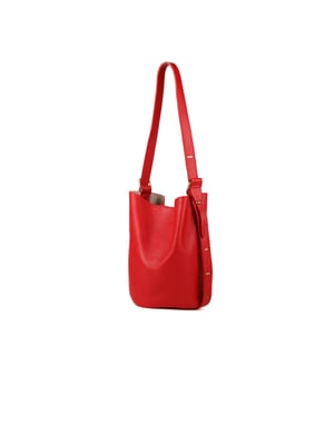 Giulia Monti Bucket Bag Klassisch Rot