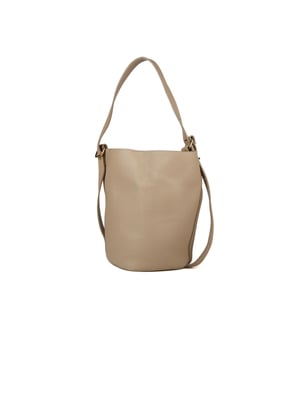 Giulia Monti Bucket Bag Grau Beige