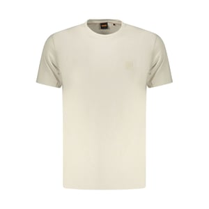 Hugo Boss Beiges Baumwoll Herren T-Shirt