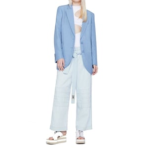 Stella McCartney Blaue Baumwoll-Casual-Hose