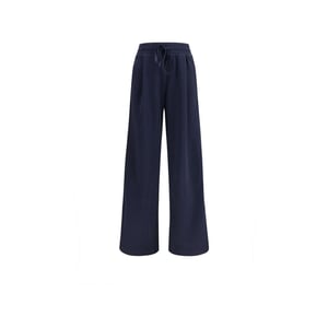 Max Mara Blaue Baumwollfreizeithose