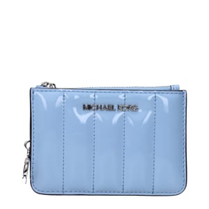 Michael Kors Hellblau Leder Geldbörse