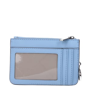 Michael Kors Hellblau Leder Geldbörse