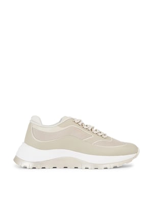 2-teilige Schnürsneaker mit Sohle