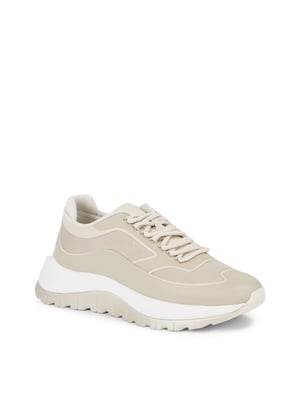 2-teilige Schnürsneaker mit Sohle