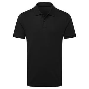 Asquith & Fox - "Premium" Poloshirt für Herren, Mercerisierte Baumwolle (Schwarz)
