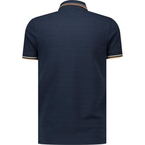 Lambretta - "Classic" Poloshirt für Herren, Logo (Marine/Rauchblau)