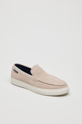 Ben Sherman Almer Wildleder Herren Slipper in Steinfarbe