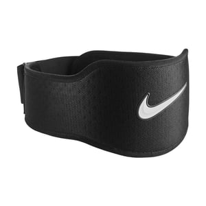 Nike - "3.0" Trainingsgürtel für Herren/Damen Unisex, Logo (Schwarz)